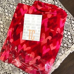 LuLaRoe TC Valentine Leggings NWT